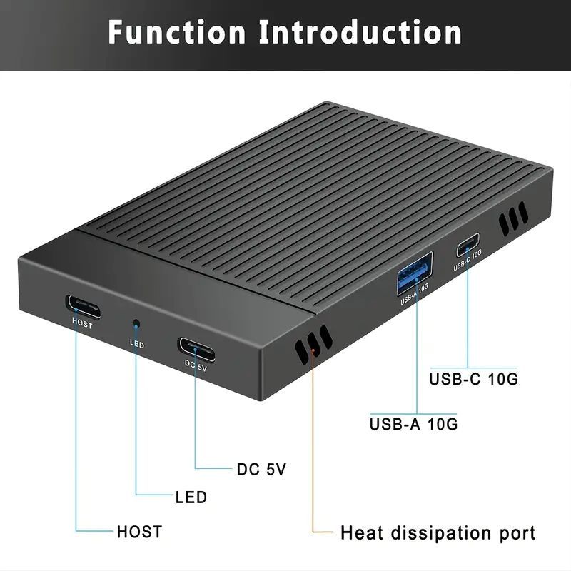Une station de dockage pour disque dur à double emplacement compatible