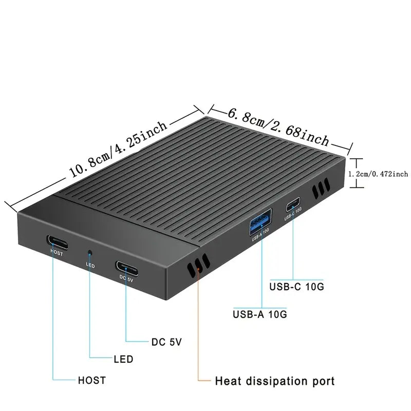 Une station de dockage pour disque dur à double emplacement compatible