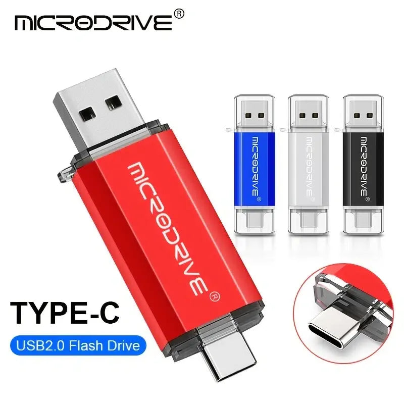 Clé USB OTG haute vitesse de 128 Go, capacité réelle, type C, clé USB 128 Go