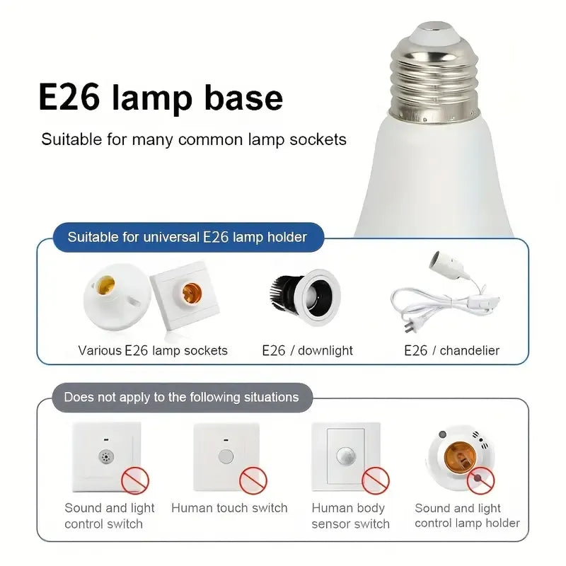 Ampoule De Capteur De Mouvement À LED 18W Lampe