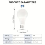 Ampoule De Capteur De Mouvement À LED 18W Lampe
