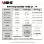 ANENG ST170 Multimètre numérique à pince 500A Courant alternatif