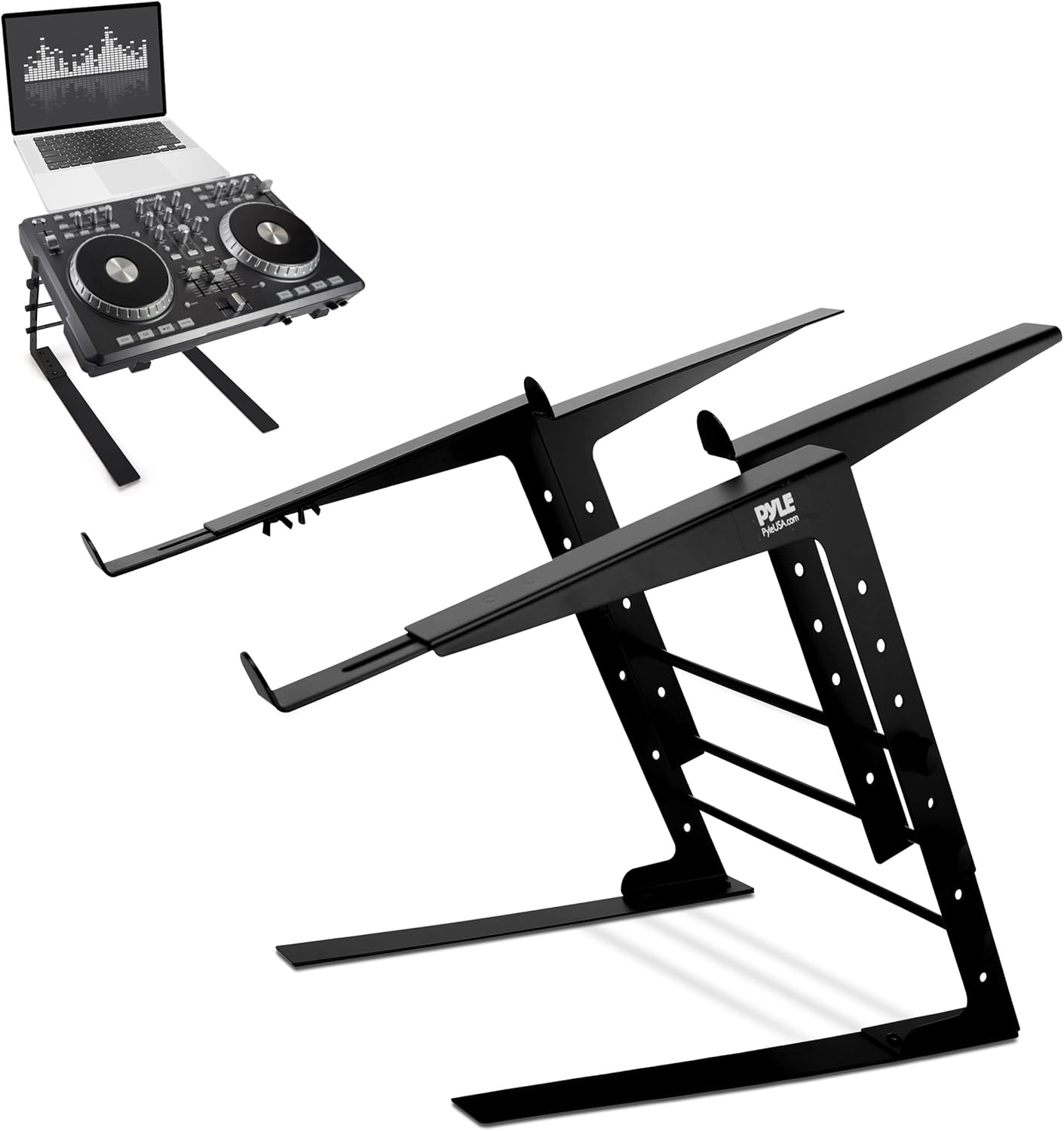 PYLE Double support pour ordinateur portable – Support d'ordinateur portable