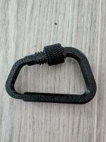 Mousqueton avec verrouillage fileté