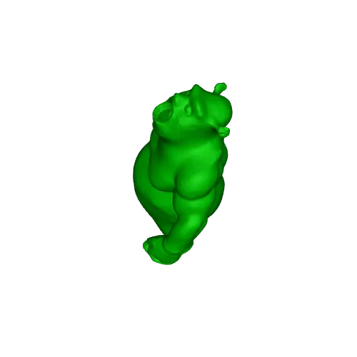 pince à dentifrice sur le thème de Shrek