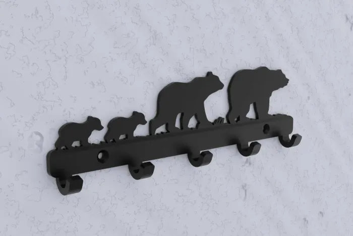 Porte-clés de la famille Ours