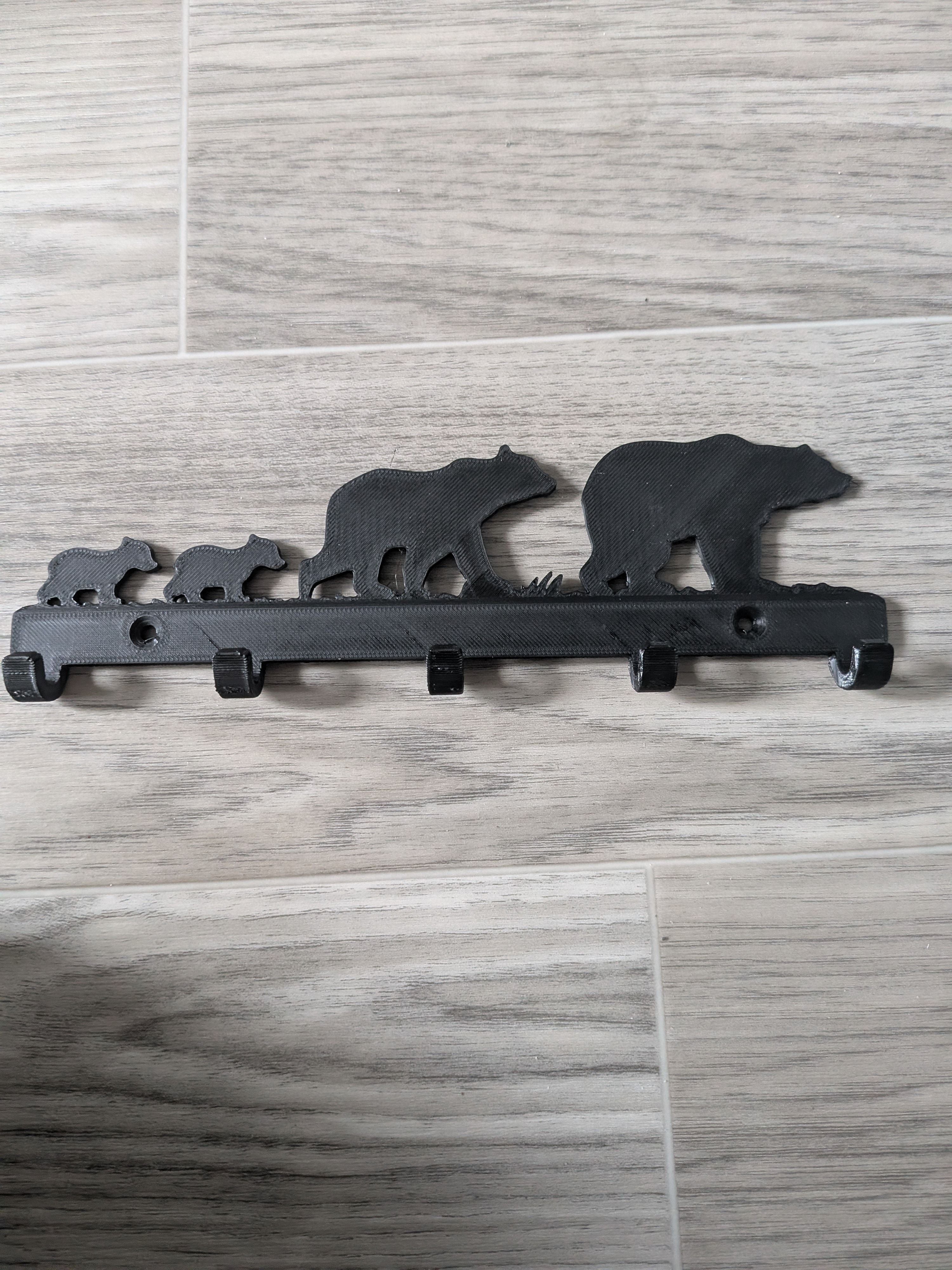 Porte-clés de la famille Ours