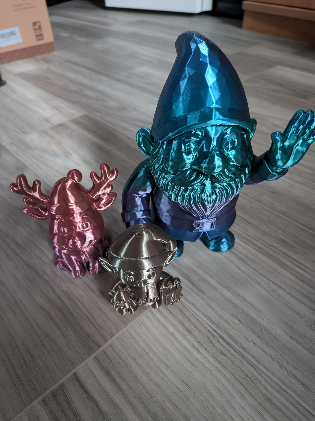 figurines de Noël imprimés en 3D