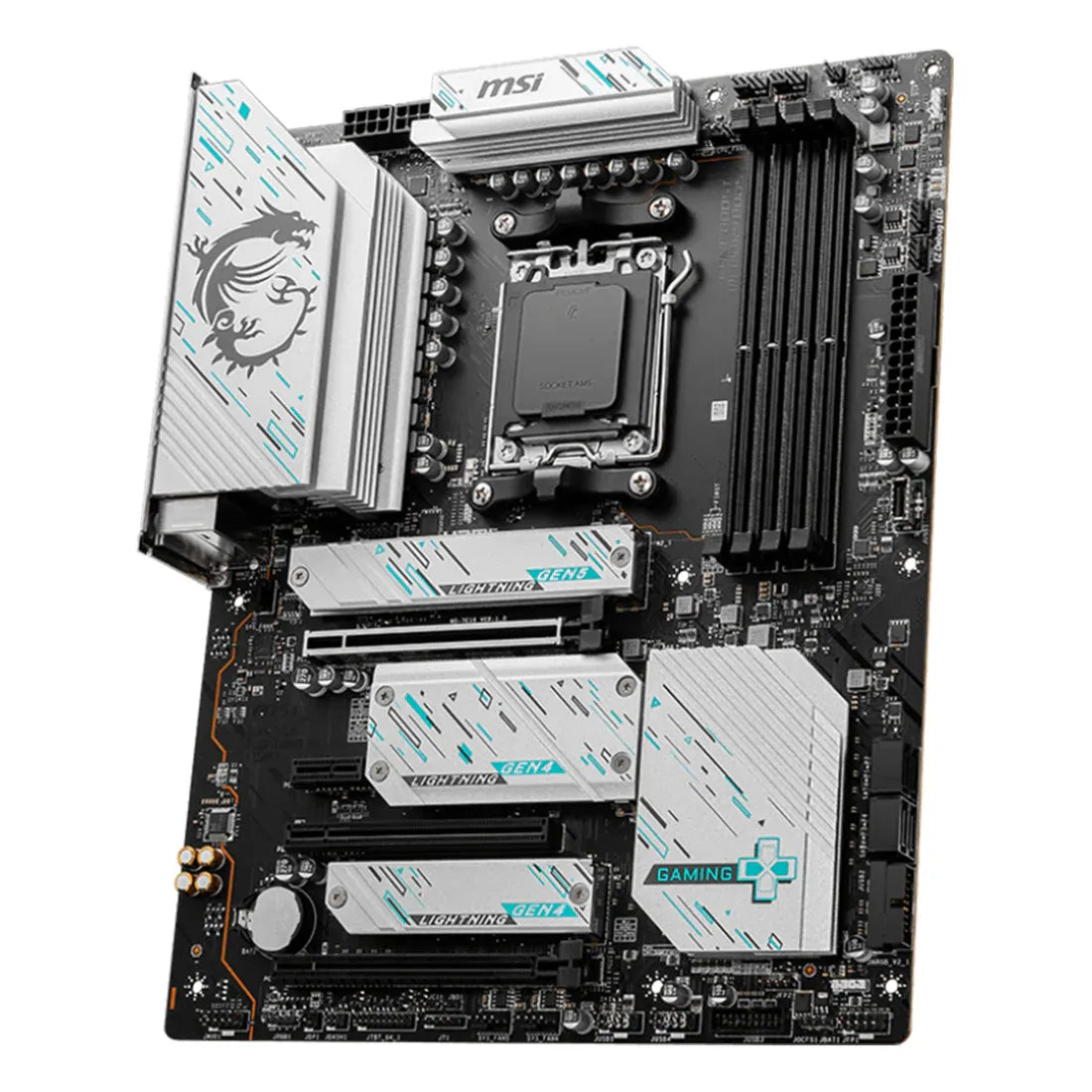 Carte mère MSI X670E Gaming Plus WiFi, ATX - prend en charge les processeurs de bureau AMD Ryzen série 9000/8000/7000, avec DDR5 jusqu’à 192 Go de mémoire maximale, port d’affichage / HDMI