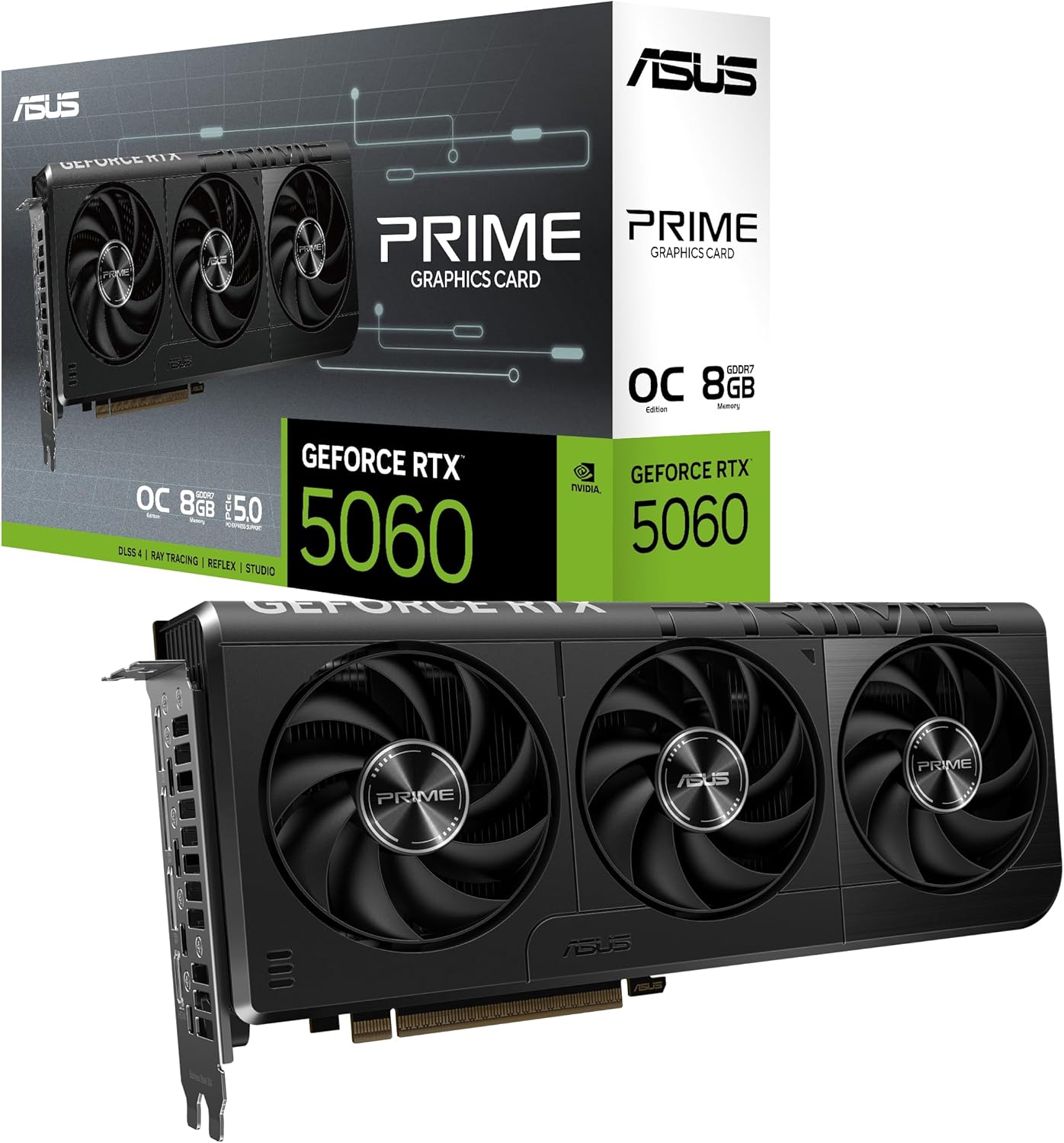Asus Prime GeForce RTX™ 5060 Carte graphique 8 Go GDDR7