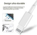 Câble de charge rapide pour iPhone 13 13 Pro 12 Pro 11 SE Max XS XR X, iPad Mini Air, iPod, AirPod