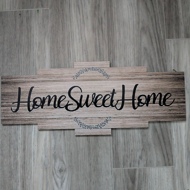 Panneaux rustique en bois "Home Sweet Home