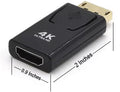 adaptateurs DisplayPort vers HDMI plaqué or [mâle] vers HDMI 1080p [femelle]