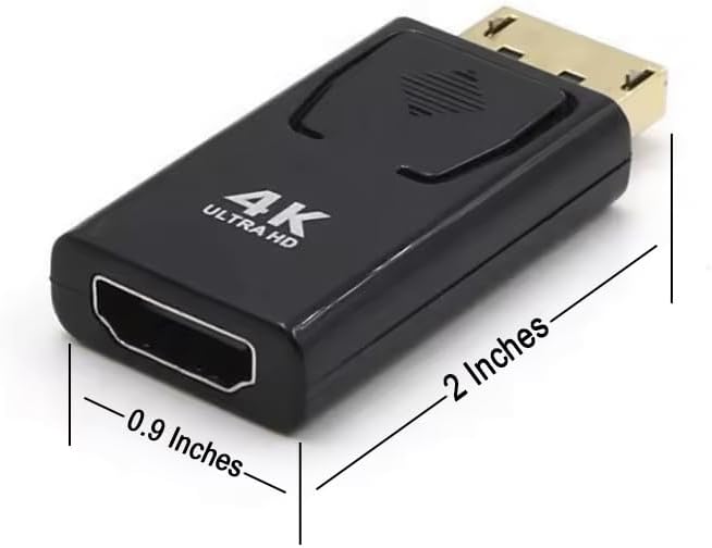 adaptateurs DisplayPort vers HDMI plaqué or [mâle] vers HDMI 1080p [femelle]