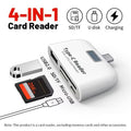 Mini Lecteur Multifonction Portable, Plug-and-Play, Adaptateur de Transfert de D