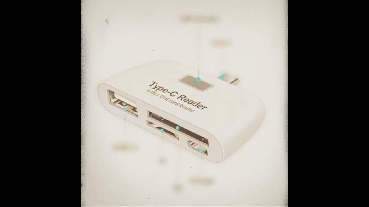 Mini Lecteur Multifonction Portable, Plug-and-Play, Adaptateur de Transfert de D