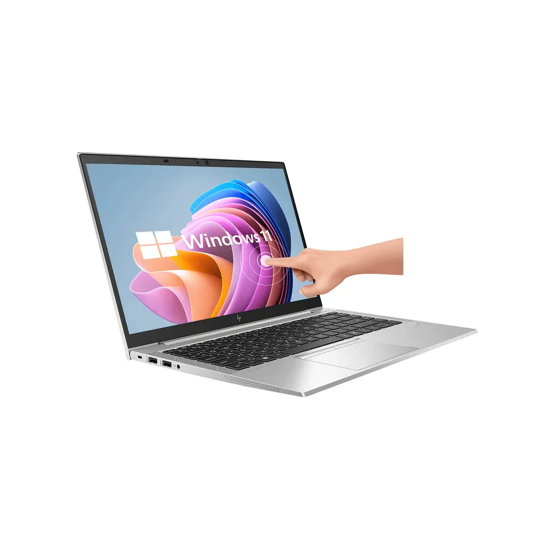 HP EliteBook 840 G7 14 Inch FHD Touch Screen Laptop - Intel i5-10210U (Up to 4.2GHz), 16GB DDR4 RAM, 512GB SSD, Backlit Keyboard, Fingerprint, Windows 11 Pro