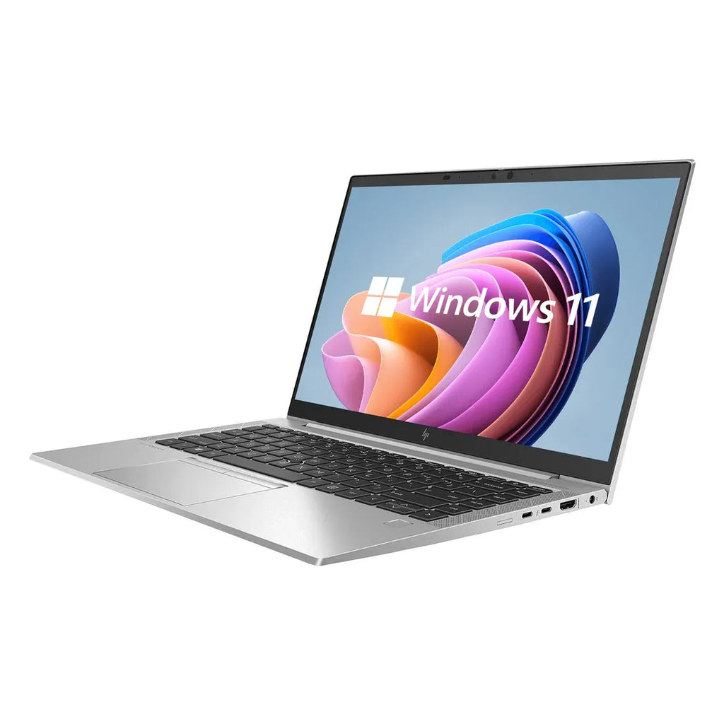 HP EliteBook 840 G7 14 Inch FHD Touch Screen Laptop - Intel i5-10210U (Up to 4.2GHz), 16GB DDR4 RAM, 512GB SSD, Backlit Keyboard, Fingerprint, Windows 11 Pro