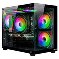 PC de jeu AQVIN NEON sous Windows 11 Pro Mini - Carte graphique NVIDIA GeForce
