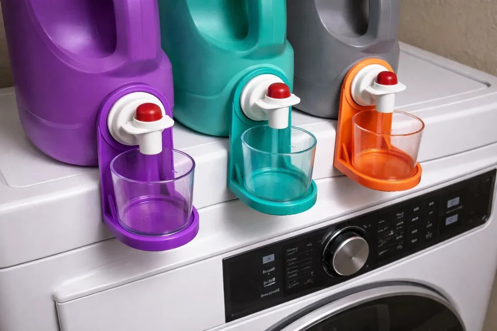 Tasse et porte gobelet pour détergent