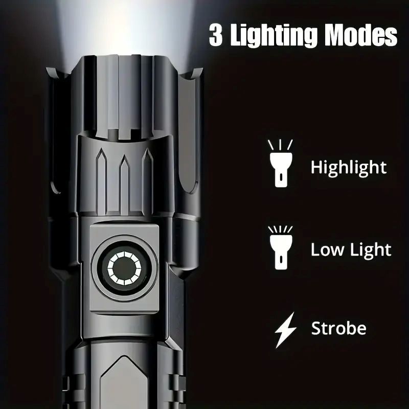2 lampe de poche LED YANHUO, 350 lumens ultra-lumineuse