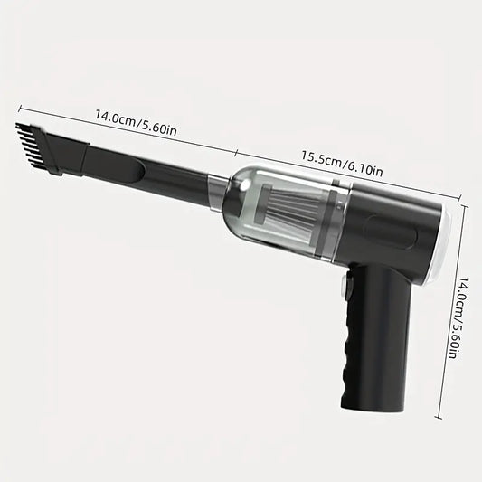 Aspirateur 2-en-1, Peut Souffler Et Aspirer, Portable, Rechargeable, Aspiration Puissante