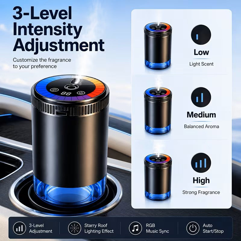 Diffuseur de voiture, désodorisant/parfum d'intérieur intelligent pour voiture