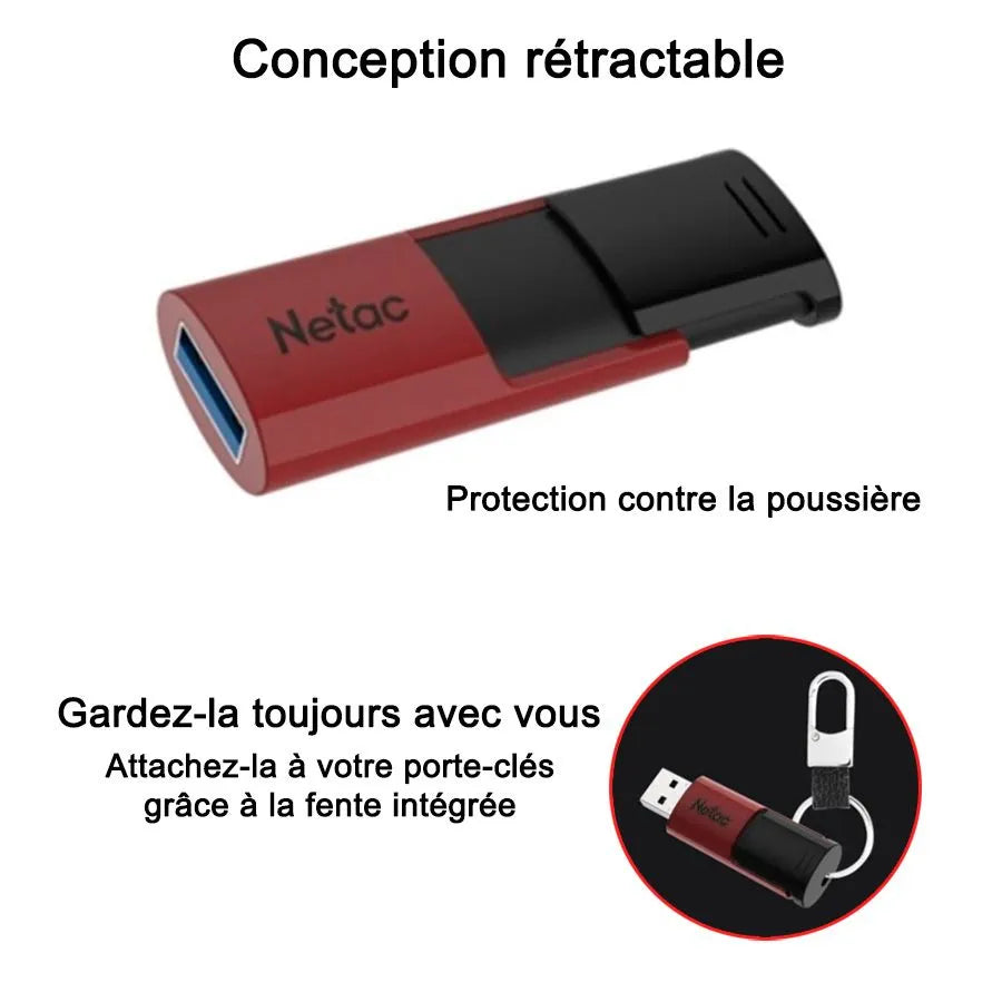 Clé USB 3.0 NETAC - 32 Go