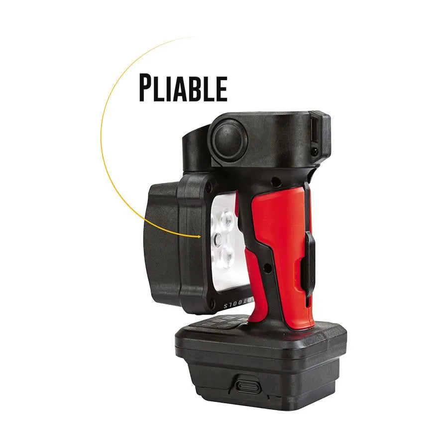 Lampe de travail DEL portative à batterie 18-21 V ADDTOOLS