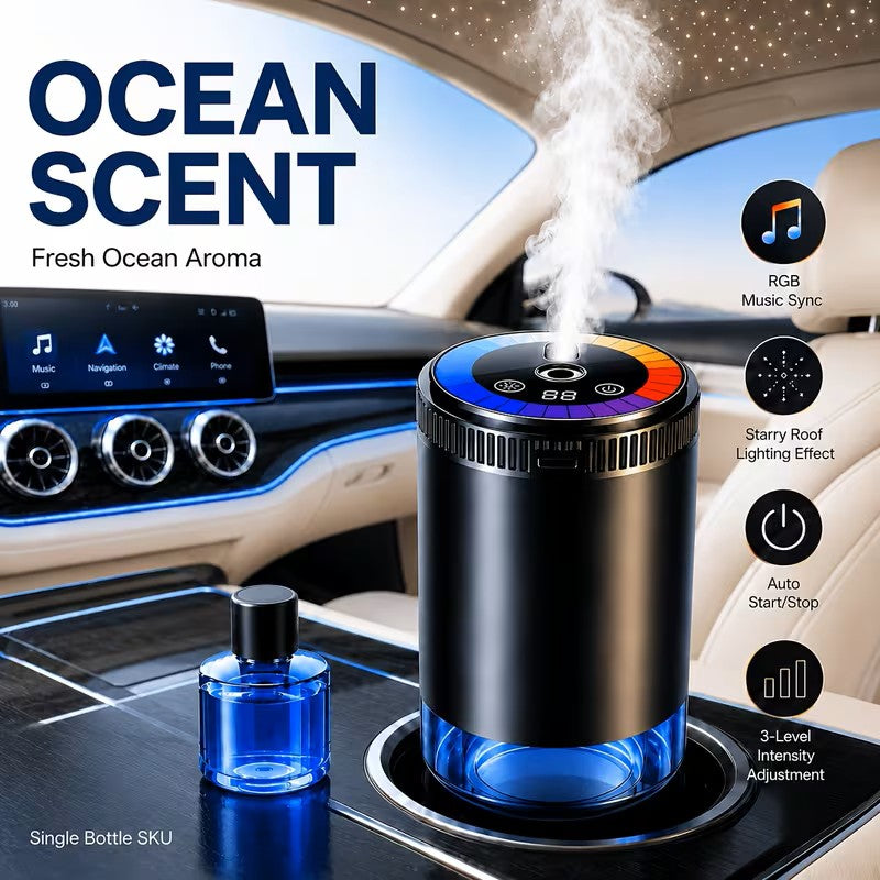 Diffuseur de voiture, désodorisant/parfum d'intérieur intelligent pour voiture