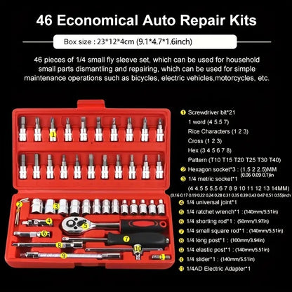 Kit d’outils de réparation de voiture de 46 pièces image 6